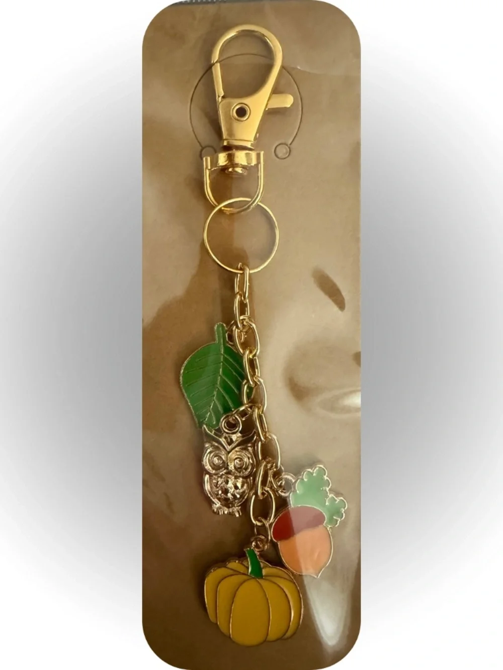 Handmade Fall Charms Keychain - Picture 1 of 1
